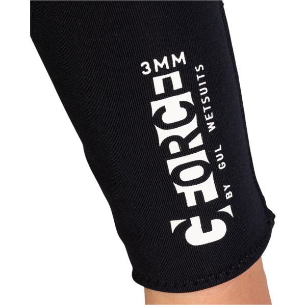 2026 Gul Womens G-Force 3mm Back Zip Wetsuit GF1306-B7 - Black